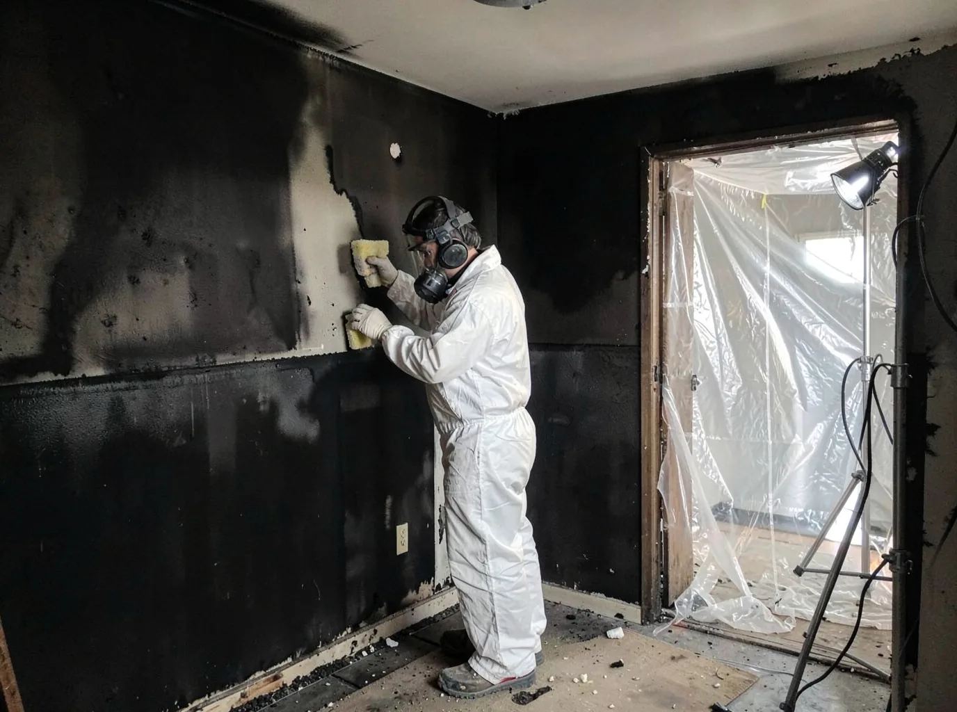 Fire Damage Restoration company in Rocky, OK
